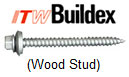 Buildex Wood Stud Tru-Grip Fastener
