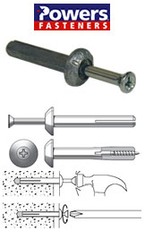 Powers Fastener Expansion pins