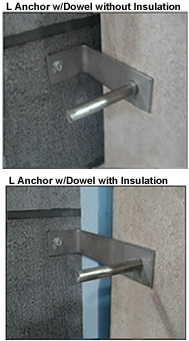 L Anchor with Dowel