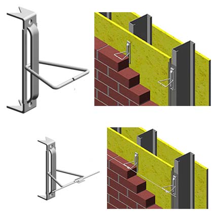 Brick Clip Fasteners  Brick clips, Brick hanger, Brick and stone